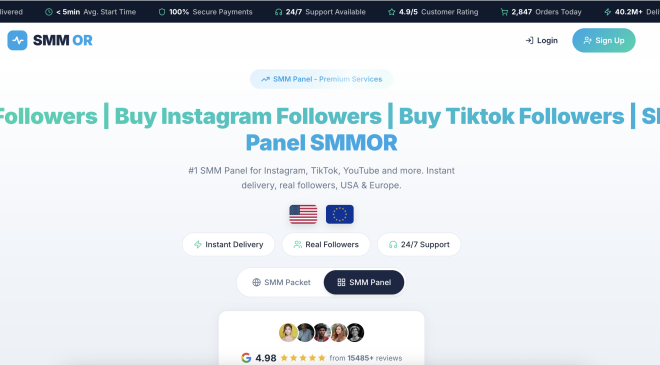 SMMOR: A Trusted Platform for Social Media Growth Services